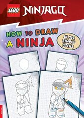 LEGO (R) NINJAGO (R): How to Draw a Ninja: In Six Simple Steps hind ja info | Väikelaste raamatud | kaup24.ee