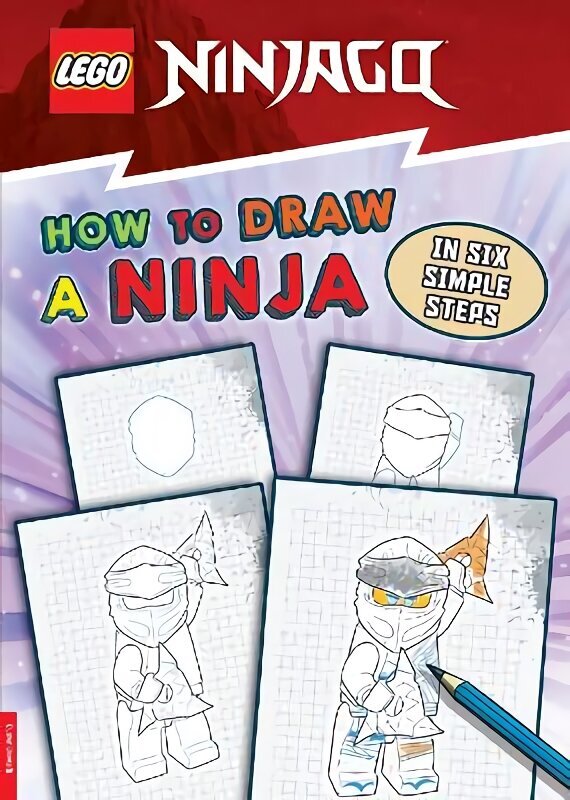 LEGO (R) NINJAGO (R): How to Draw a Ninja: In Six Simple Steps цена и информация | Väikelaste raamatud | kaup24.ee