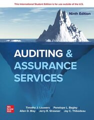 Auditing & Assurance Services ISE, 9th edition hind ja info | Majandusalased raamatud | kaup24.ee