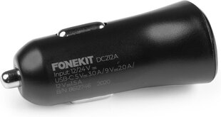 Fonekit DC212 цена и информация | Зарядные устройства для телефонов | kaup24.ee