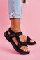 Sandaalid naistele Big Star Black FF274A600, must hind ja info | Naiste sandaalid | kaup24.ee