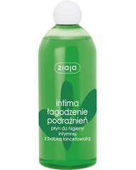 IIntiimpesugeel koos taimsete ekstraktidega Ziaja Intima Babka Lancetowanta 500 ml цена и информация | Средства для интимной гигиены | kaup24.ee