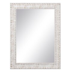 Настенное зеркало 64 x 2 x 84 cm Белый цена и информация | Зеркальца | kaup24.ee