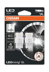 Osrami ledlambid 12V LED W21/5W 6000K 1,7W W3X16Q 2tk цена и информация | Автомобильные лампочки | kaup24.ee