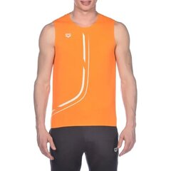 Футболка для мужчин Arena "A-One" Sleeveless, оранжевая цена и информация | Мужская спортивная одежда | kaup24.ee