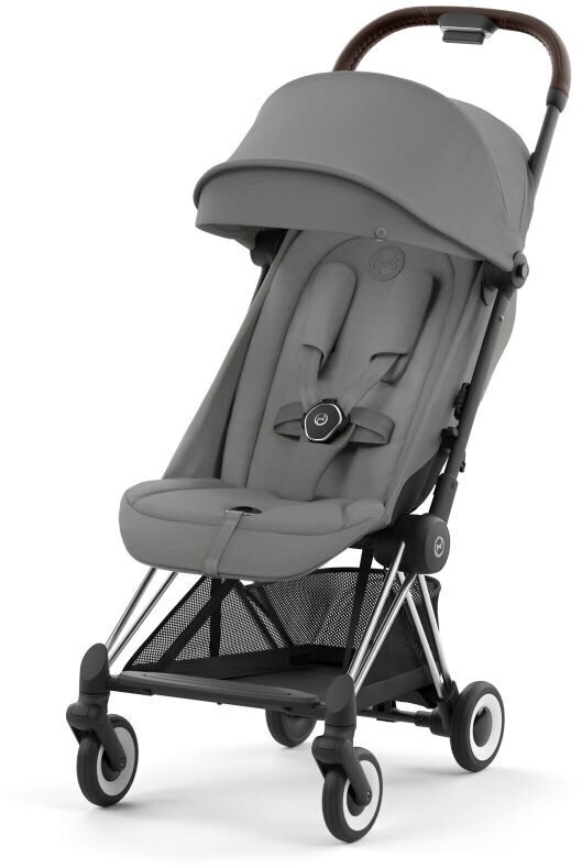 Cybex Спортивная Коляска Coya Chrome, Dark Brown Mirage Grey Цена.