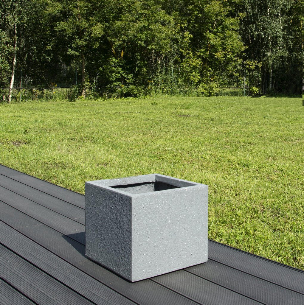 Lillepott Granite Cube L hind ja info | Dekoratiivsed lillepotid | kaup24.ee