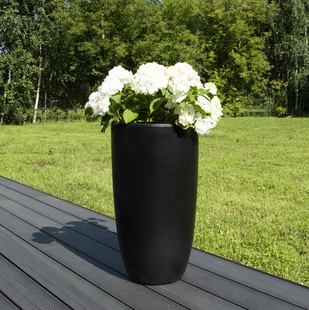 Lillepott Black Stone S hind ja info | Dekoratiivsed lillepotid | kaup24.ee