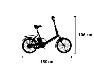 Kokkupandav elektriline linnaratas Vivo Fold Bike VF20 цена и информация | Электровелосипеды | kaup24.ee
