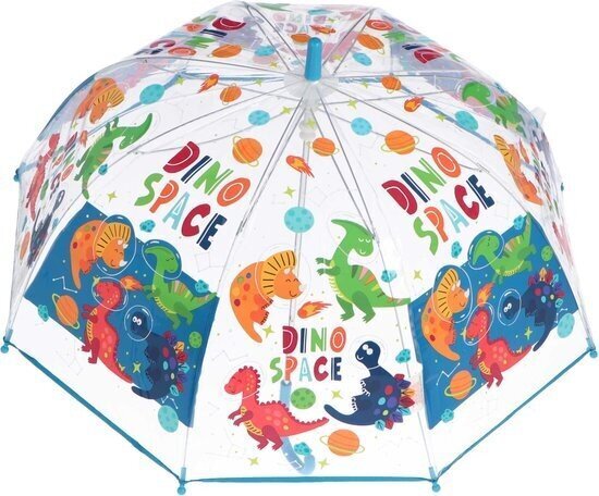Laste vihmavariDino Space, läbipaistev цена и информация | Laste aksessuaarid | kaup24.ee