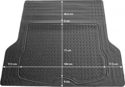 Universaalne pagasiruumimatt 139x112cm hind ja info | Universaalsed matid | kaup24.ee