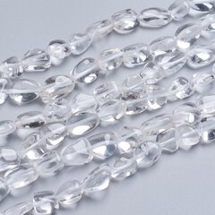 Looduslikud Mäekristall helmed 10-9x9-7x7-5 mm, 1 niit hind ja info | Ehete valmistamine, helmestamine | kaup24.ee