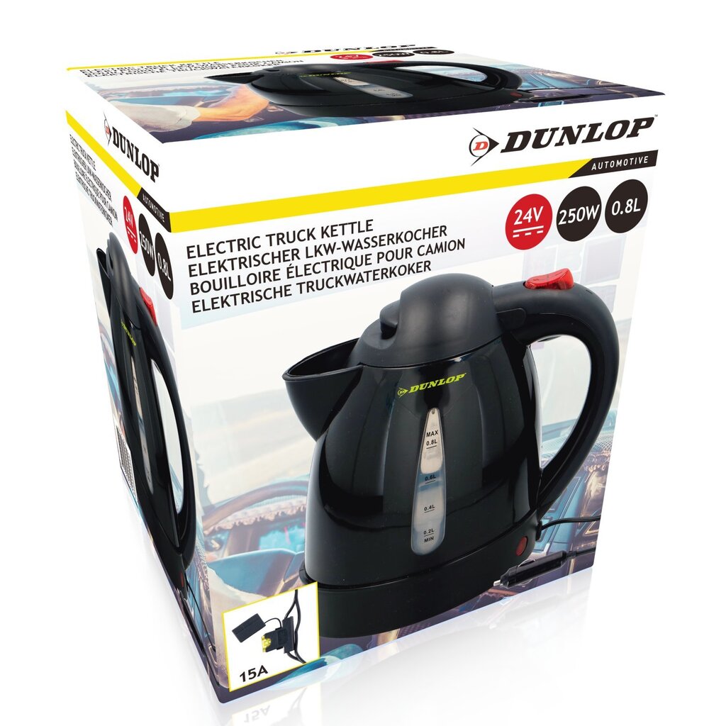 Auto kohvikeetja Dunlop, 24V цена и информация | Turvasüsteemid ja 12V seadmed | kaup24.ee
