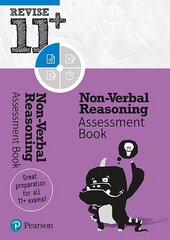 Pearson REVISE 11plus Non-Verbal Reasoning Assessment Book for the 2023 and 2024 exams: for home learning, 2022 and 2023 assessments and exams Student edition hind ja info | Noortekirjandus | kaup24.ee