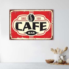 Seinapilt Retro kohvik hind ja info | Seinapildid | kaup24.ee