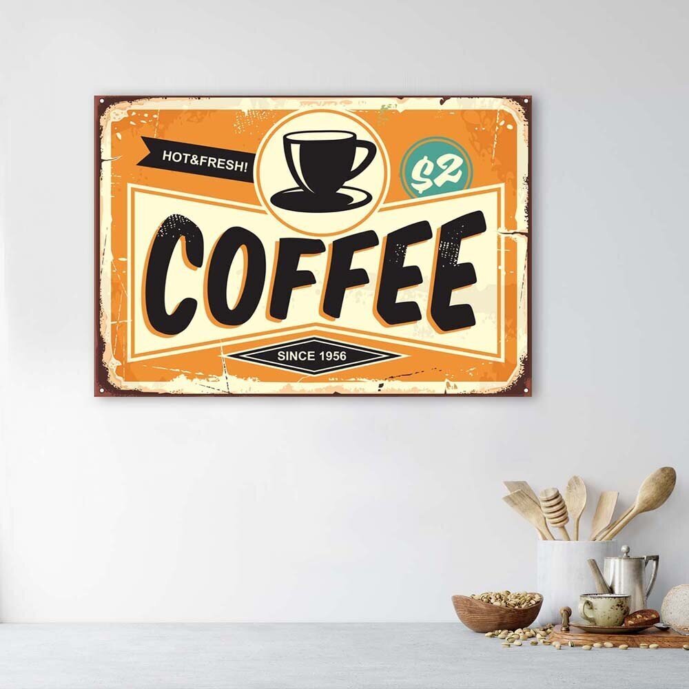 Seinapilt Sign kohviga цена и информация | Seinapildid | kaup24.ee