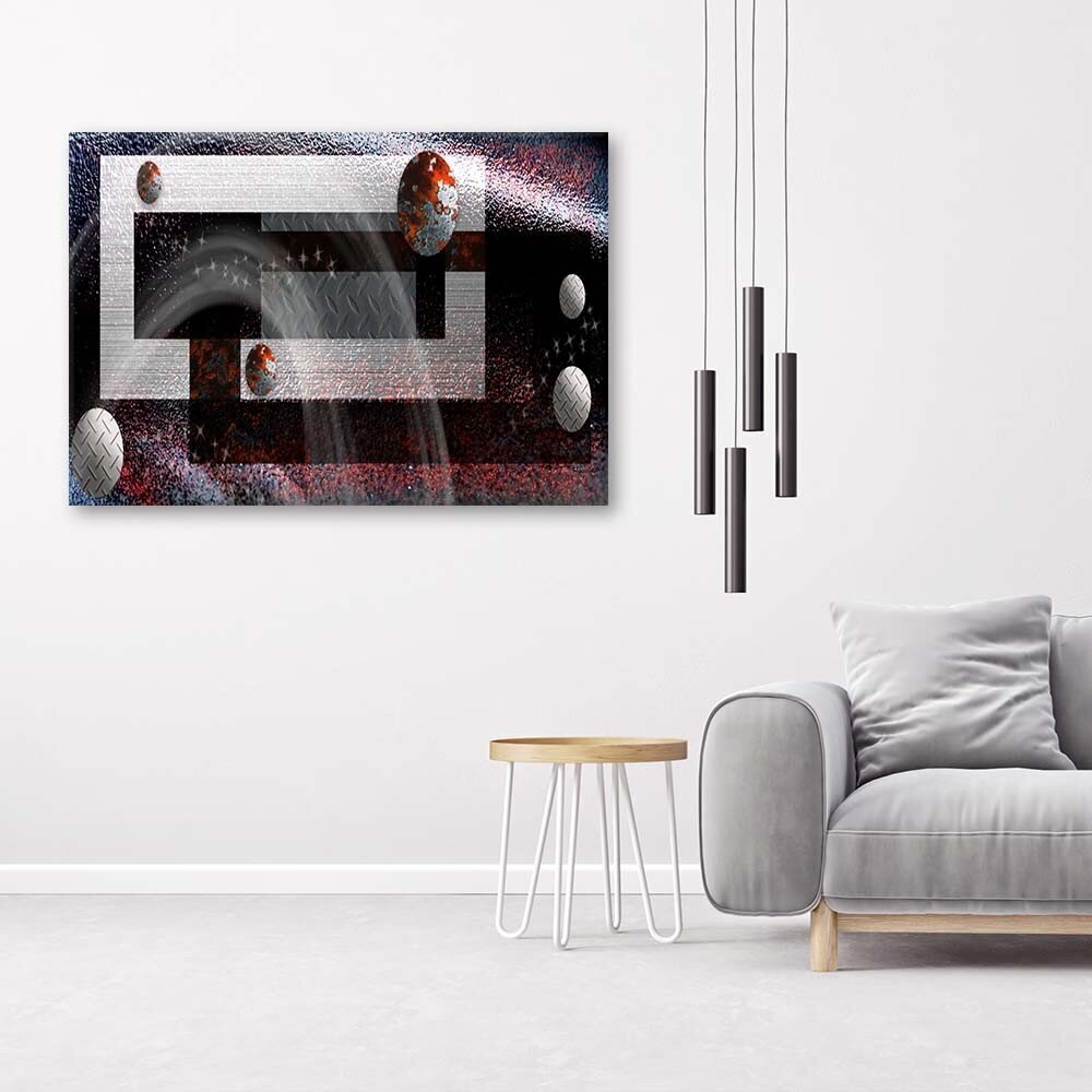 Seinapildid, Abstraktsed ringid nagu maalitud 3d hind ja info | Seinapildid | kaup24.ee