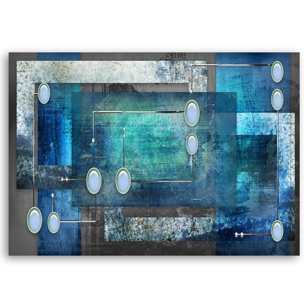 Seinapildid, Sinine abstraktsioon 3d hind ja info | Seinapildid | kaup24.ee