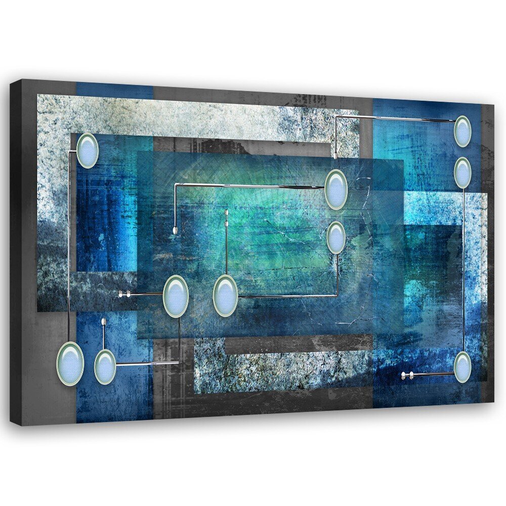 Seinapildid, Sinine abstraktsioon 3d hind ja info | Seinapildid | kaup24.ee