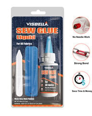 Liim kangastele Visbella Sew Glue, 60ml hind ja info | Autokeemia | kaup24.ee