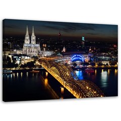 Seinapilt Katedraal ja sild Kölnis hind ja info | Seinapildid | kaup24.ee