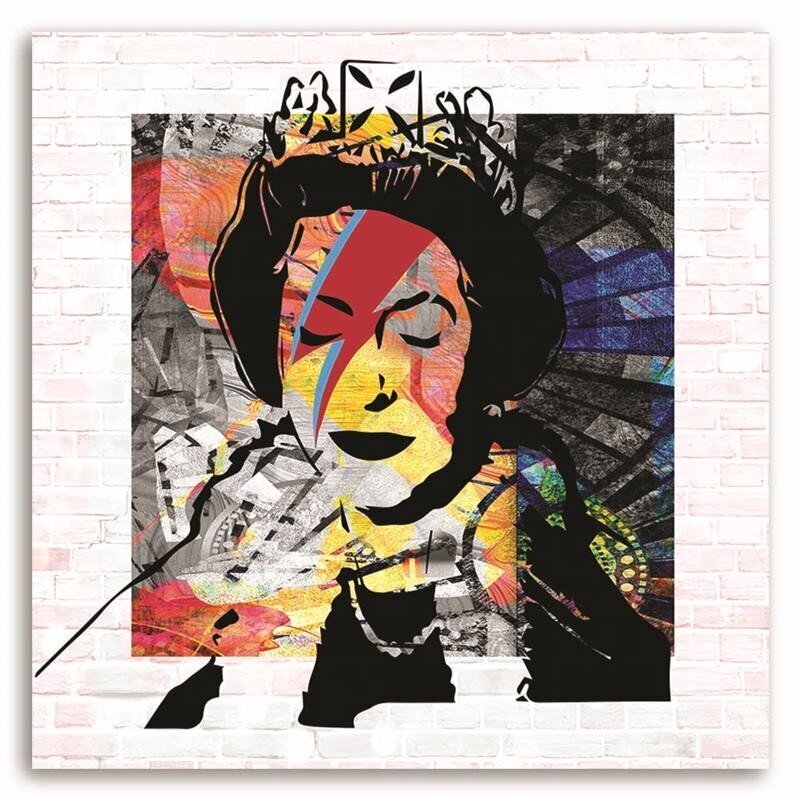 Seinapilt Banksy Inglismaa kuninganna цена и информация | Seinapildid | kaup24.ee