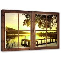 Картина Окно цена и информация | Настенные деревянные декорации | kaup24.ee