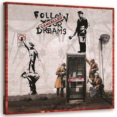 Seinapilt Banksy seinamaaling - grafititööde kogu цена и информация | Картины, живопись | kaup24.ee