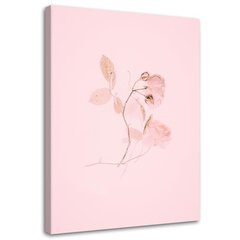 Seinapilt Minimalistlik roosa lill hind ja info | Seinapildid | kaup24.ee
