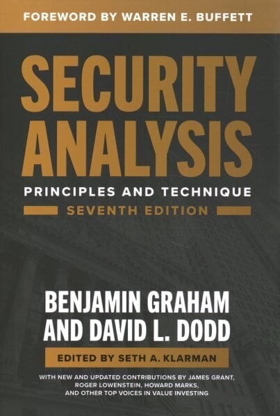 Security Analysis, Seventh Edition: Principles and Techniques 7th edition hind ja info | Majandusalased raamatud | kaup24.ee