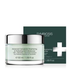 Näokreem Symbiosis London Advanced Cannabidiol Brightening & Perfecting, 50 ml hind ja info | Näokreemid | kaup24.ee