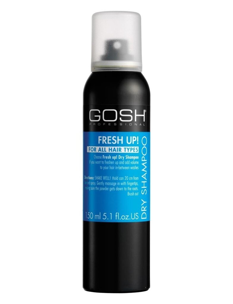 Kuivšampoon Gosh Fresh Up! 150 ml hind ja info | Šampoonid | kaup24.ee