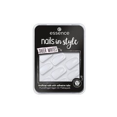 Искусственные ногти Essence Nails In Style 11-sheer whites  цена и информация | Средства для маникюра и педикюра | kaup24.ee
