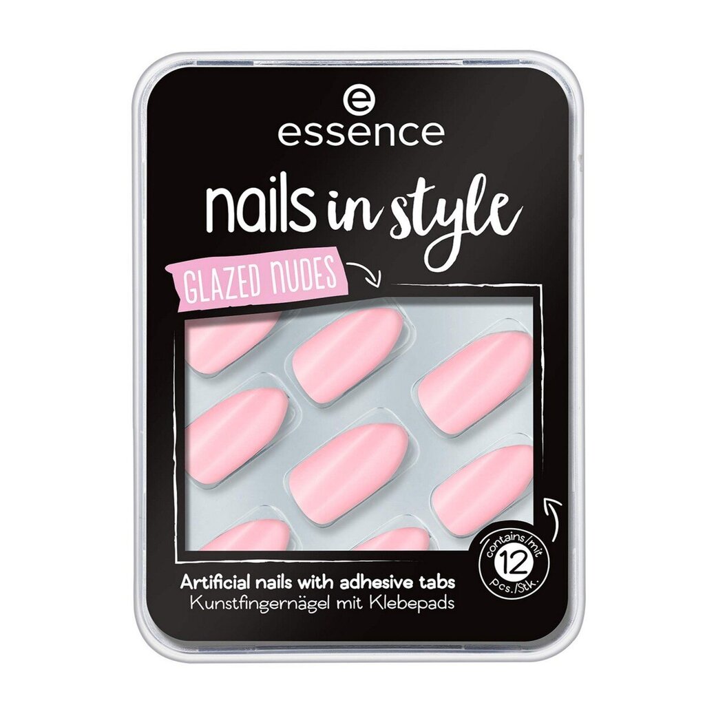 Kunstküüned Essence Nails In Style 08-get your nudes on 12 tk цена и информация | Maniküüri ja pediküüri tarvikud | kaup24.ee