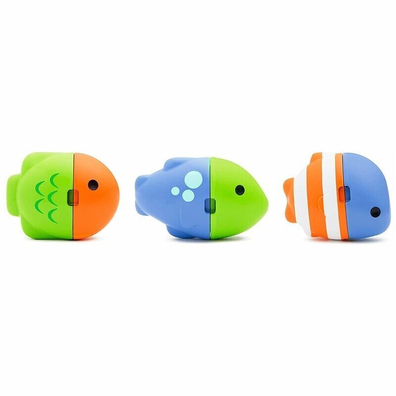 Vannimänguasjad Munchkin Fish, 3 tk. цена и информация | Imikute mänguasjad | kaup24.ee