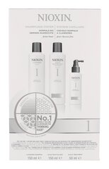 Juuksehoolduskomplekt Nioxin System 1: šampoon 150 ml + palsam 150 + seerum peanahale 50 ml цена и информация | Шампуни | kaup24.ee