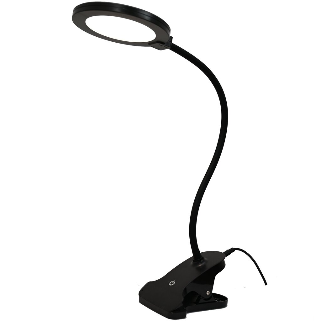 Klambriga LED-laualamp G.LUX GD-UNO-C black hind ja info | Laualambid | kaup24.ee