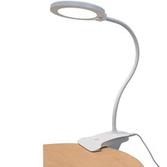 Klambriga LED-laualamp G.LUX GD-UNO-C white цена и информация | Настольные лампы | kaup24.ee