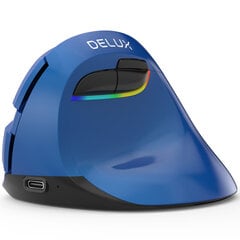 Беспроводная мышь Delux M618mini 2.4G 2400DPI 1000mAh RGB Bluetooth4.0 ABS цена и информация | Мыши | kaup24.ee