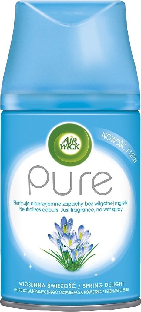 Õhuvärskendaja täitepudel AirWick PURE Spring Delight, 250 ml hind ja info | Õhuvärskendajad | kaup24.ee