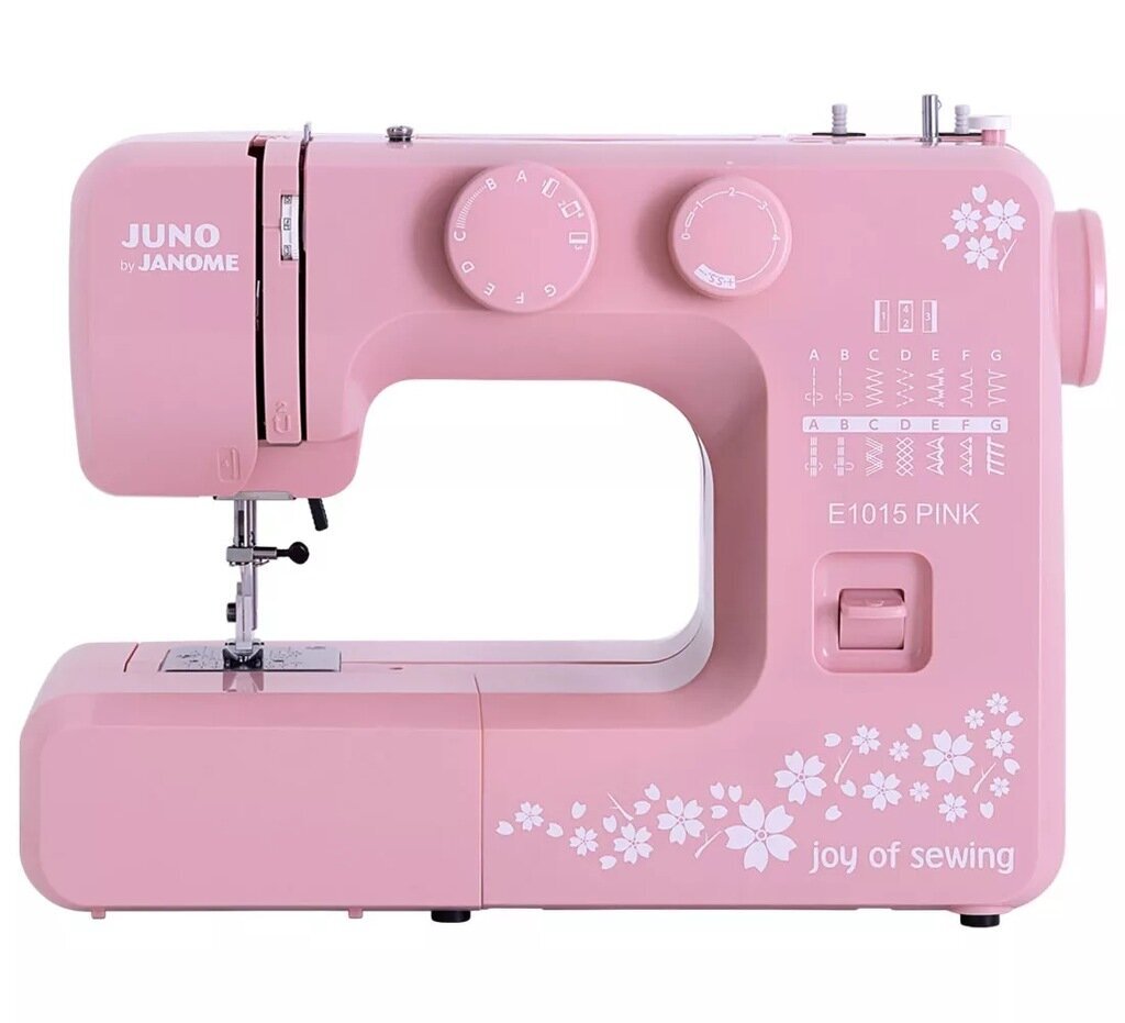 Janome JUNO E1015, roosa цена и информация | Õmblusmasinad, tikkimismasinad | kaup24.ee