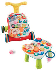 Интерактивный развивающий стол-толкатель 2в1 Kikka Boo, красный цвет цена и информация | Игрушки для малышей | kaup24.ee