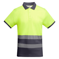 Светоотражающая рубашка-поло для мужчин Atrio, серая/желтая цена и информация | Мужские футболки | kaup24.ee