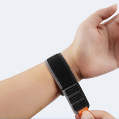 Dux Ducis Velcro Sports Strap YJ Version, Black / Gray hind ja info | Nutikellade ja nutivõrude tarvikud | kaup24.ee