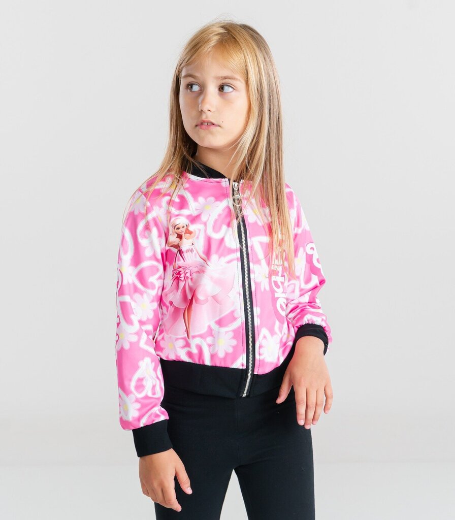 Dressipluus lastele Barbie 811539 01, roosa 811539*01-014 hind ja info | Tüdrukute kampsunid, vestid ja jakid | kaup24.ee