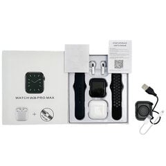 Watch+ W26 Pro Max Special Set Black цена и информация | Смарт-часы (smartwatch) | kaup24.ee