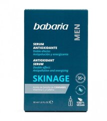 BABARIA Men Skinage Antioxidant serums sejai 30ml цена и информация | Сыворотки для лица, масла | kaup24.ee