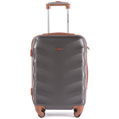 Маленький чемодан Wings Albatross XS, темно-серый цена и информация | Чемоданы, дорожные сумки | kaup24.ee