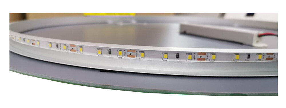 Tagavalgustusega ümmargune LED-peegel 50 cm hind ja info | Peeglid | kaup24.ee