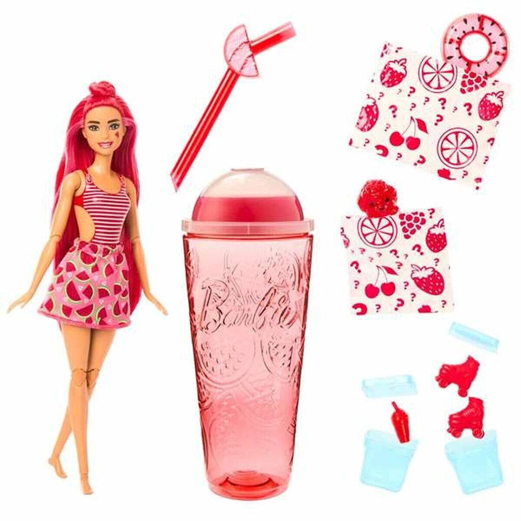 Barbie®️ Pop Reveal joogitopsis üllatusnukk - punch HNW42 hind ja info | Tüdrukute mänguasjad | kaup24.ee